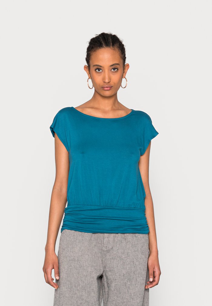 T Chemises Anna Field BASIC Bleu Femme | AQT-2108967